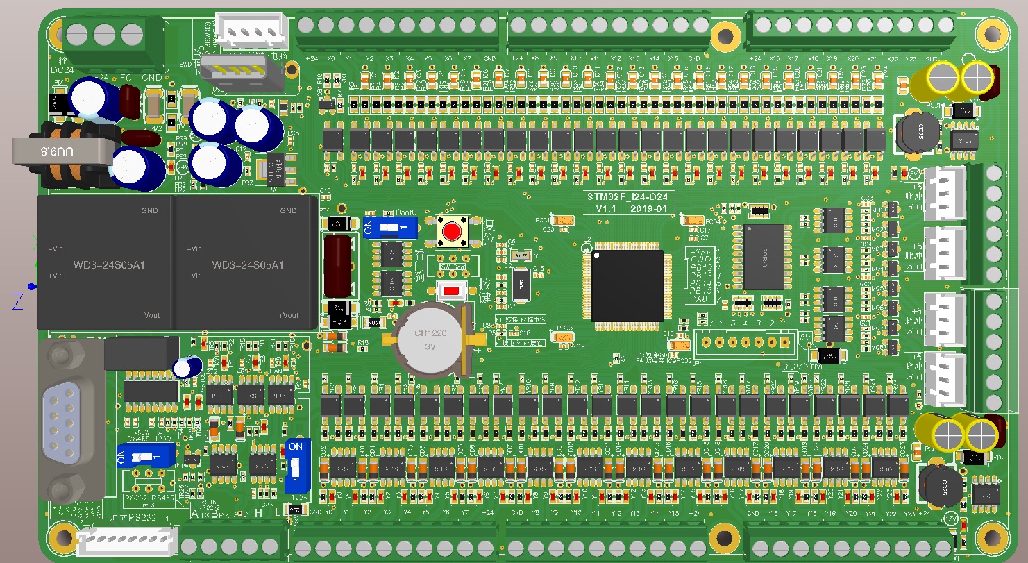 Green PCB prototype board